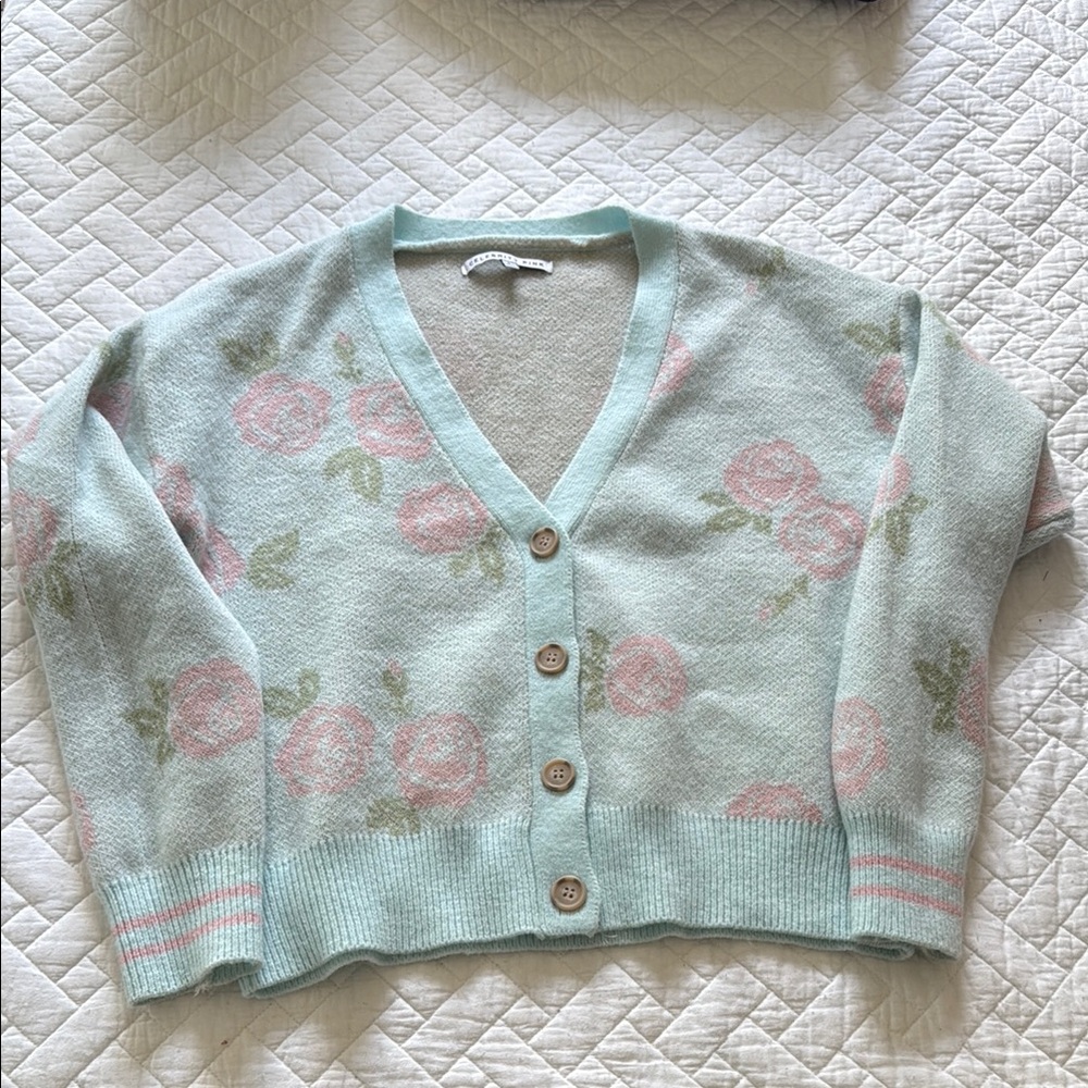 Celebrity Pink floral cardigan
